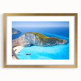 Abstract art print of a European landscape in muted earth tones on a framed canvas, suitable for dining room decor.