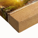 Large art of the Colosseum in black and white on stretched canvas, ideal for bedroom wall decor.