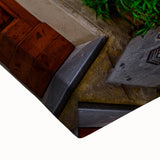 Black and white landscape art painting of Florence on stretched canvas, suitable for bedroom wall decor.