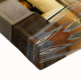 Black and white large art canvas featuring a detailed Milan landscape, ideal for bedroom wall decor.