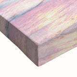 Large black and white stretched canvas featuring a serene Mediterranean seascape, ideal for bedroom wall art.