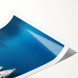 Extra large rolled print of line art flowers in monochrome, ideal for large living room wall art.