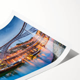 Extra large rolled print featuring line art flowers in black on white, ideal for large living room wall art.