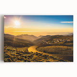 Black and white photograph of Andalucia, Spain on large stretched canvas, ideal for kitchen wall art.