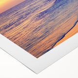 Art deco poster of a vibrant European scenery in the Canary Islands on rolled canvas, suitable for dining room wall art.