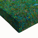 Large art of a black and white Swiss landscape on stretched canvas, ideal for bedroom wall decor.