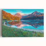 Black and white large art of a Swiss landscape on stretched canvas, ideal for kitchen wall art.