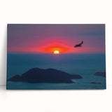 Black and white stretched canvas featuring an expansive view of Acapulco's scenery, ideal for kitchen wall art.