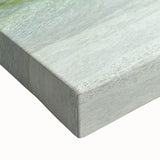 Black and white landscape art painting of Cancun on stretched canvas, suitable for bedroom wall decor.