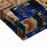 Black and white landscape art painting of Yucatan scenery on large stretched canvas, suitable for bedroom wall art.