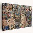 Large canvas print depicting a serene Yucatan landscape with lush greenery and vibrant blue skies.