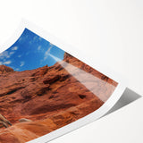 Extra large wall art featuring line art flowers in muted earth tones on a rolled print, ideal for large living room decor.