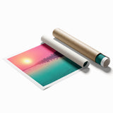 Extra large rolled print of a Jordanian landscape with muted earth tones, ideal for classy bathroom wall art.