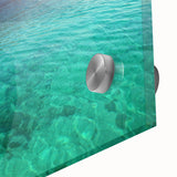 Large abstract wall art of Middle Eastern scenery in Oman on acrylic glass, featuring earthy tones.