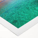 Art deco poster of an Omani landscape in muted earth tones on rolled canvas, suitable for dining room decor.