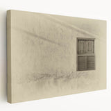 Large canvas print depicting a Middle Eastern Qatar scenery in earth tones, ideal for kitchen wall art.