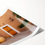 Extra large wall art featuring line art flowers in neutral tones, rolled print, ideal for large living room wall decor.