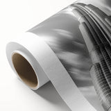 Art deco poster of Burj Khalifa in muted gray tones on rolled canvas, ideal for nursery wall art.