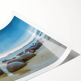 Extra large wall art featuring line art flowers in muted earth tones on a rolled print, suitable for large living room decor.