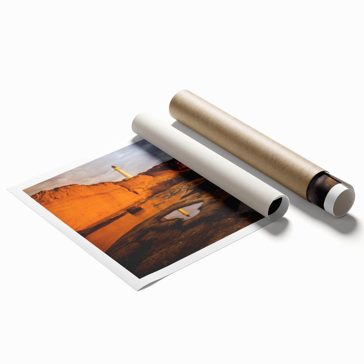 Extra large rolled print of Wellington, New Zealand.