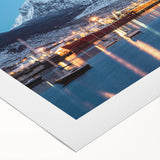 Art deco poster of an Argentine landscape in muted earth tones on rolled canvas, suitable for dining room walls.