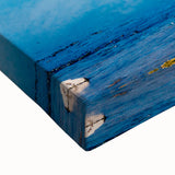 Black and white landscape art painting of Bolivian scenery on large stretched canvas, suitable for bedroom decor.