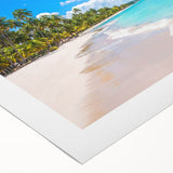 Art deco poster featuring a stylized Rio de Janeiro landscape in vibrant hues on rolled canvas.