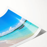 Extra large wall art featuring line art flowers in neutral tones on a rolled print, suitable for large living room decor.