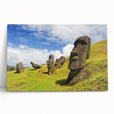 Black and white stretched canvas print of Chilean landscape, ideal for kitchen wall art.