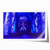 Rolled print of a Colombian landscape featuring vibrant green hues, ideal for art wall dining room.