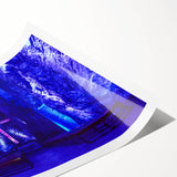 Extra large wall art featuring line art flowers in muted earth tones on a rolled print, suited for large living room decor.