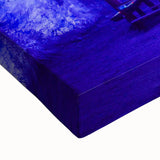 Large art depicting a black and white landscape of Colombian scenery on stretched canvas, suitable for bedroom wall decor.