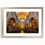 Textured art print of an abstract South American landscape in earthy tones, framed in silver, ideal for bedroom decor.