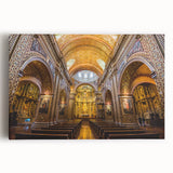 Black and white large canvas print of a scenic Ecuadorian landscape, ideal for kitchen wall art.