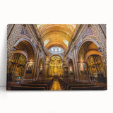 Black and white stretched canvas of Ecuador scenery, ideal for kitchen wall art or bedroom ambiance.