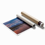 Extra large rolled print of Denali, Alaska with muted earth tones, ideal for classy bathroom wall art.