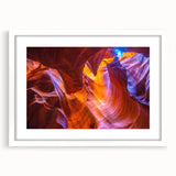 Abstract art print of Antelope Canyon in Arizona.