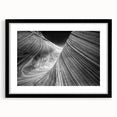 Abstract art print of Arizona's Coyote Buttes in vibrant, textured colors on a large framed canvas.