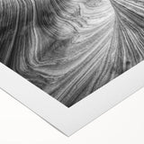 Art deco poster of Arizona's Coyote Buttes in pastel shades on rolled canvas, ideal for dining room wall art.