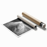 Rolled print of Coyote Buttes in Arizona, featuring earthy red and orange tones, suitable for classy bathroom wall art.