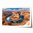 Extra large rolled print of Glen Canyon, Arizona, featuring earthy tones, ideal for art wall dining room decor.