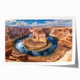 Extra large rolled print of Glen Canyon, Arizona, featuring earthy tones, ideal for art wall dining room decor.