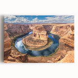 Large black and white stretched canvas of Glen Canyon, Arizona, ideal for kitchen wall art.