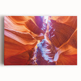 Black and white stretched canvas of the Grand Canyon, ideal for kitchen wall art.