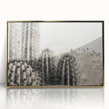 Framed acrylic print of Sedona, Arizona scenery in muted earth tones, ideal for modern art wall decor.