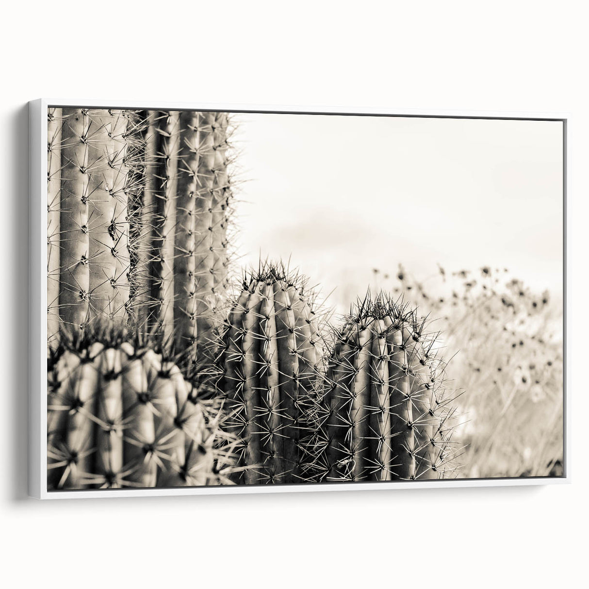 Vintage poster art of Sedona landscape on framed canvas, featuring vibrant red and orange hues, ideal for living room decor.