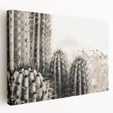 Red rock formations in Sedona on a large canvas, with vivid red and orange tones, suitable for kitchen wall art.