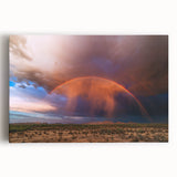 Black and white photograph of Sonoran Desert on stretched canvas, ideal for kitchen art.