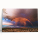 Black and white photograph of Sonoran Desert on stretched canvas, ideal for kitchen wall art or bedroom ambiance.