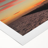 Art deco poster featuring the Berkeley, California skyline in pastel shades on rolled canvas.